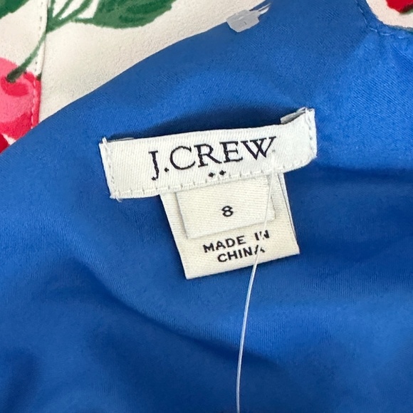 Brand New J Crew Scalloped Shirt Floral Camisole Tank Top Size 8 Pink Blue - Picture 6 of 8